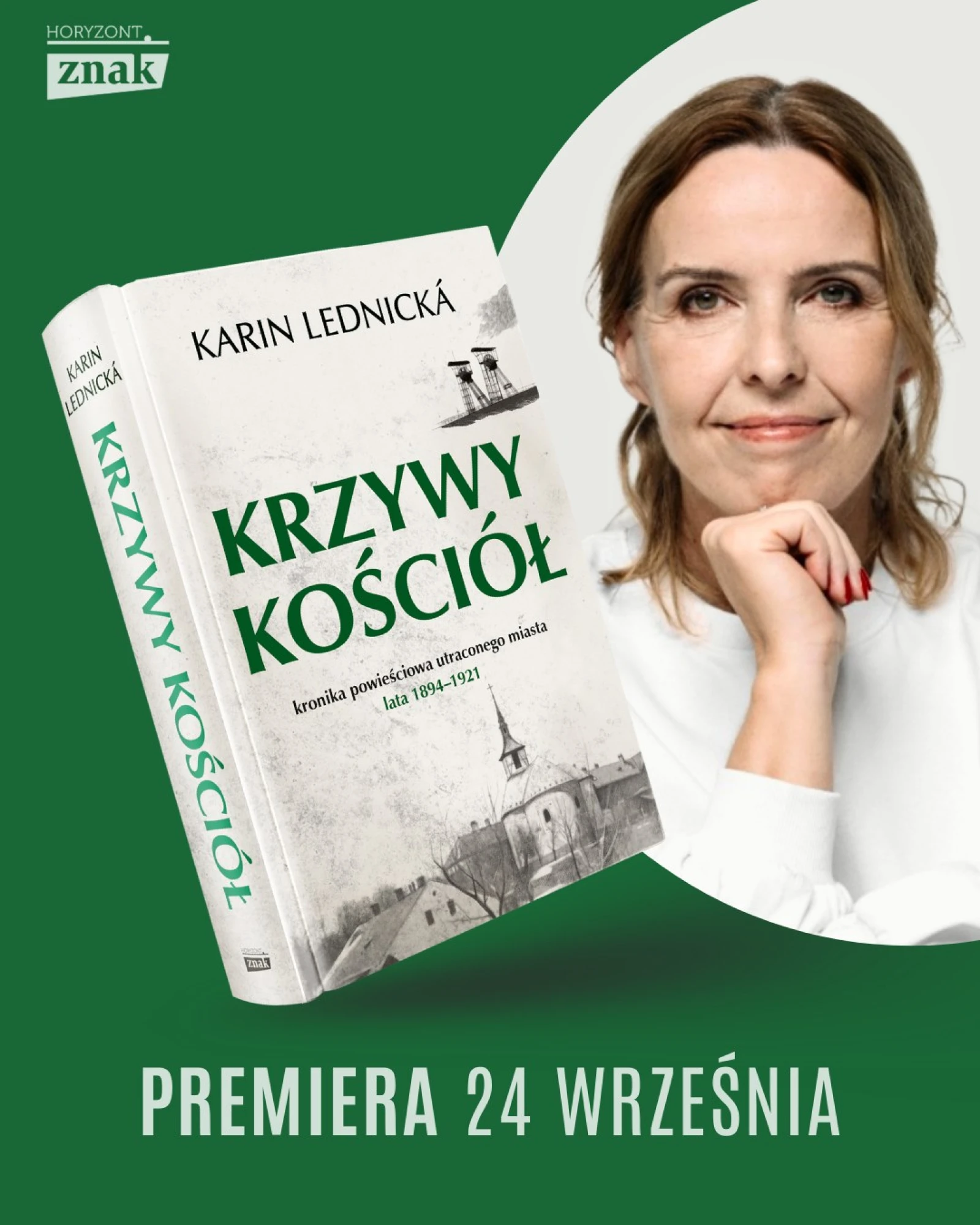 Karin Lednická: Šikmý kostel – premiéra polského překladu
