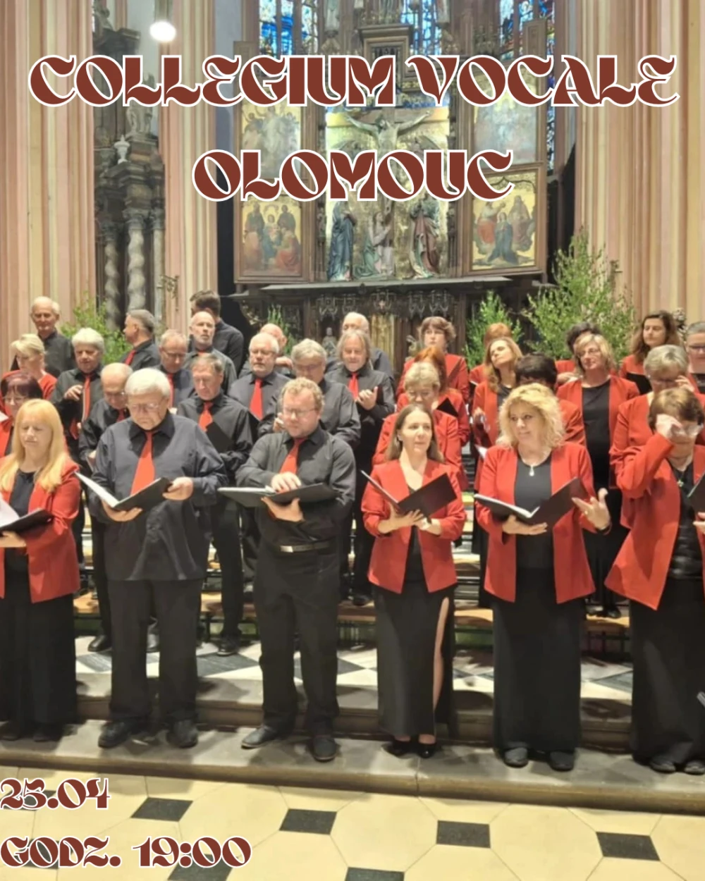 Koncert pěveckého sboru Collegium Vocale Olomouc v Mazančovicích