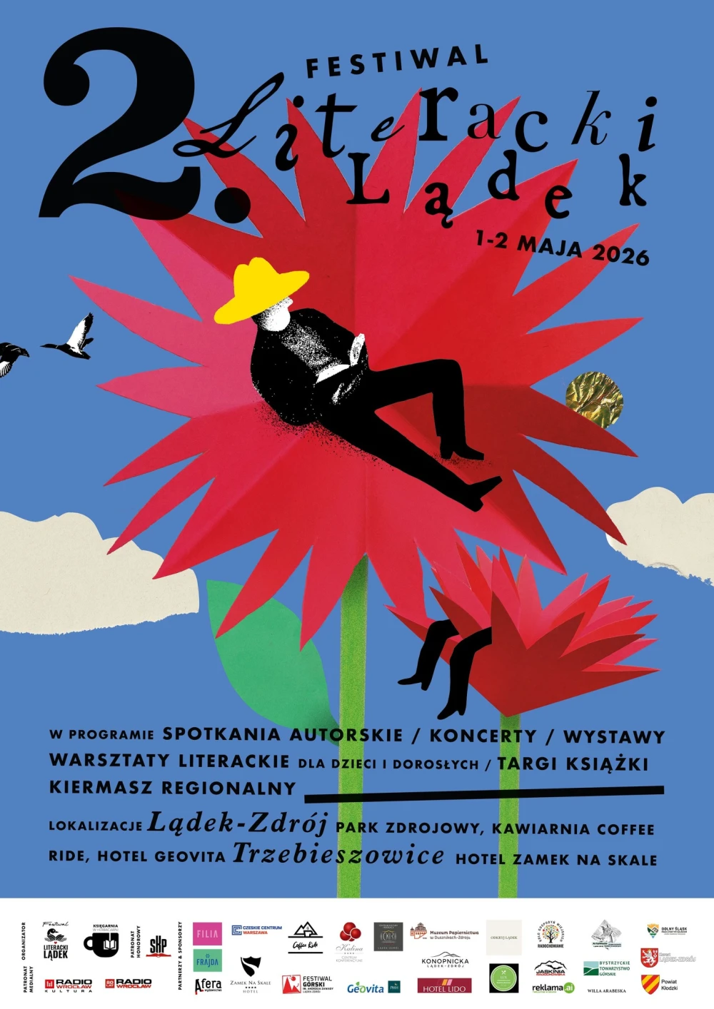 Markéta Pilátová a Michal Sýkora na knižním festivalu Literacki Lądek