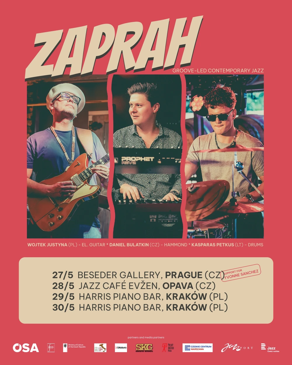 Organ trio Zaprah v Krakově