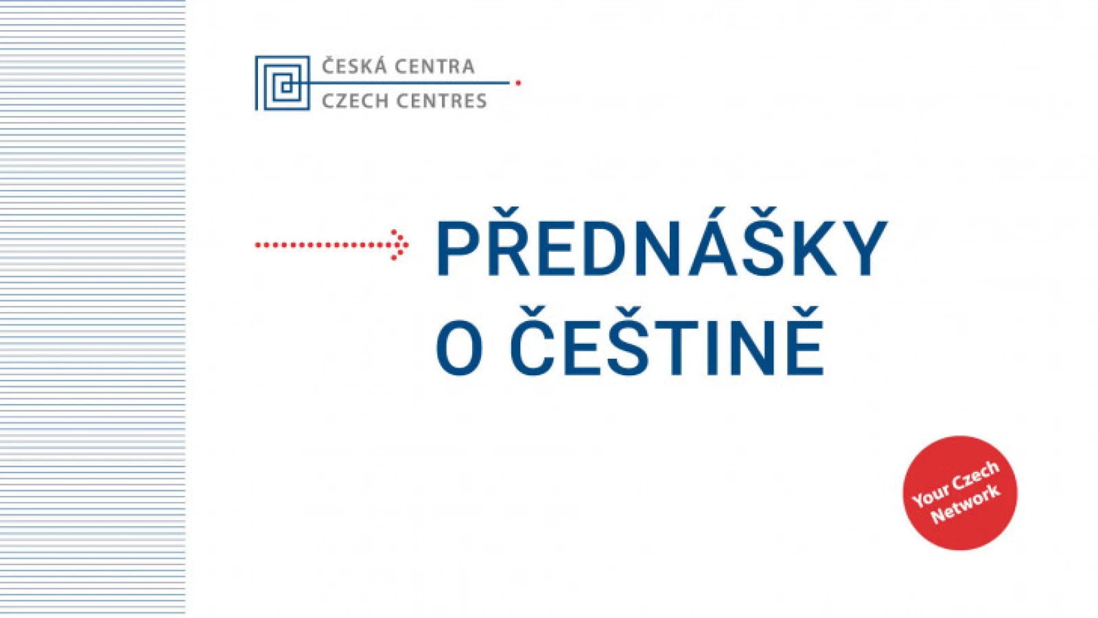 Online přednášky o češtině