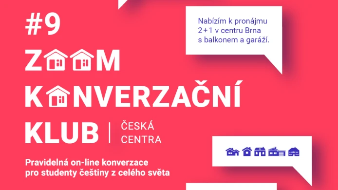 #9 Zoom konverzační klub: JAK BYDLÍ ČEŠI aneb Taky máte v obýváku palmu?