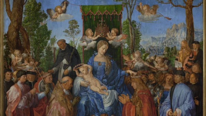 Albrecht Dürer - Růžencová slavnost | Křížem krážem NGP