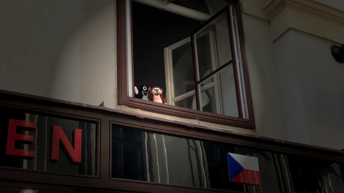 Příběh: Krtek na návštěvě